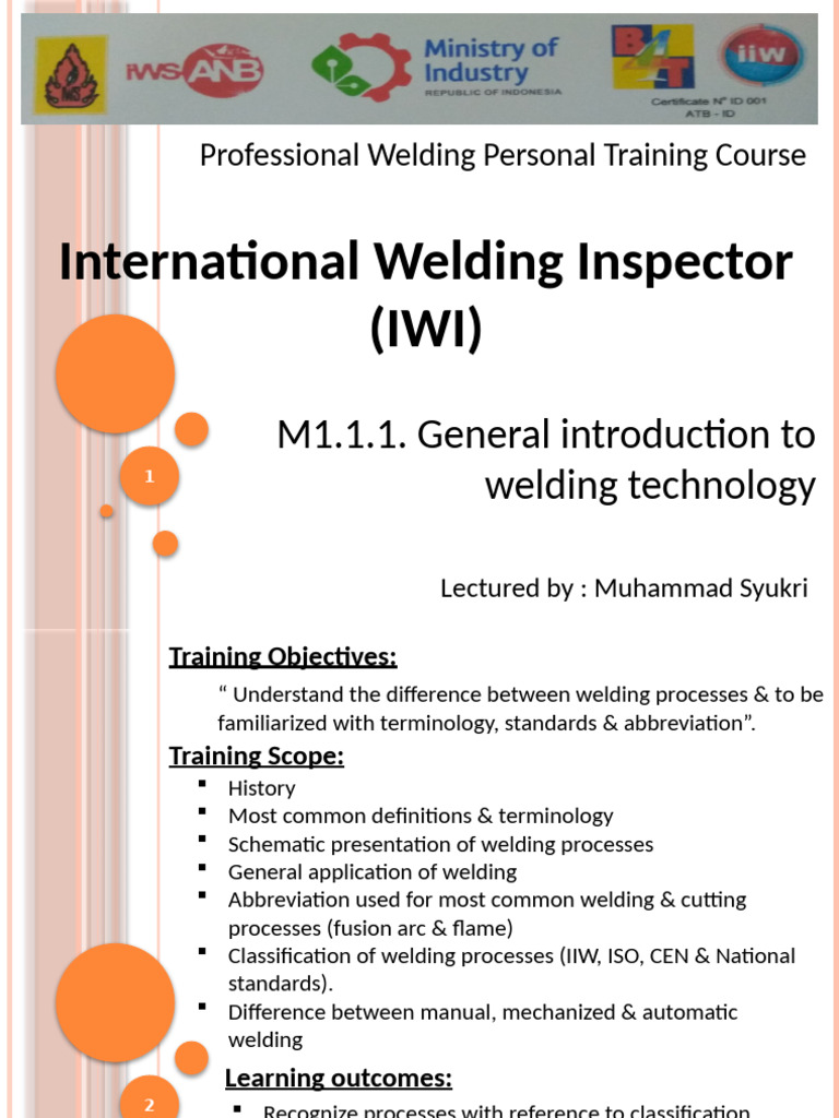 Welding Technology Training Overview | PDF | Welding | Construction