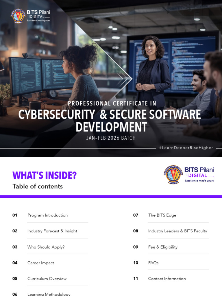 Cybersecurity & Secure Software Certificate | PDF | Computer Security ...