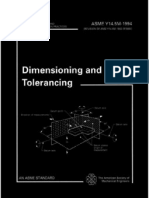 ASME Y14 5M 1994 Engineering Drawing Dimension Ing and Tolerancing