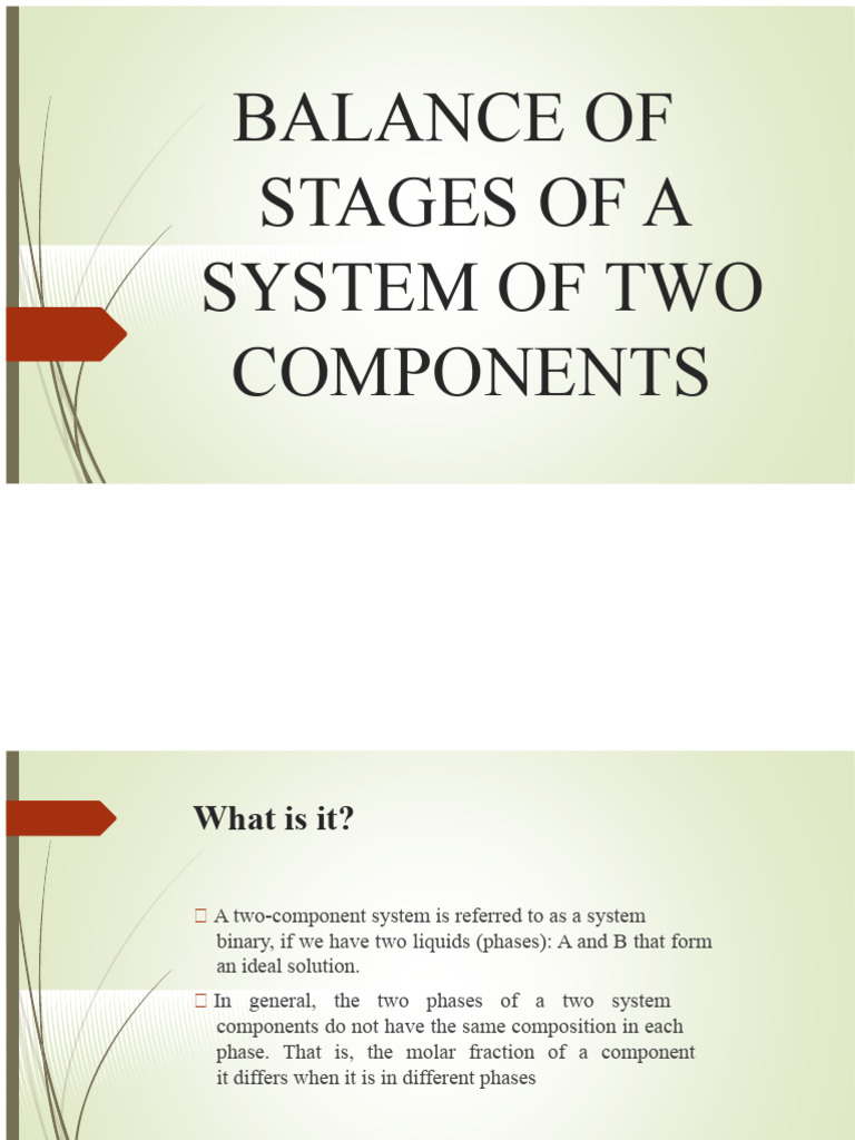 Binary System Phase Equilibrium Analysis | PDF | Continuum Mechanics ...