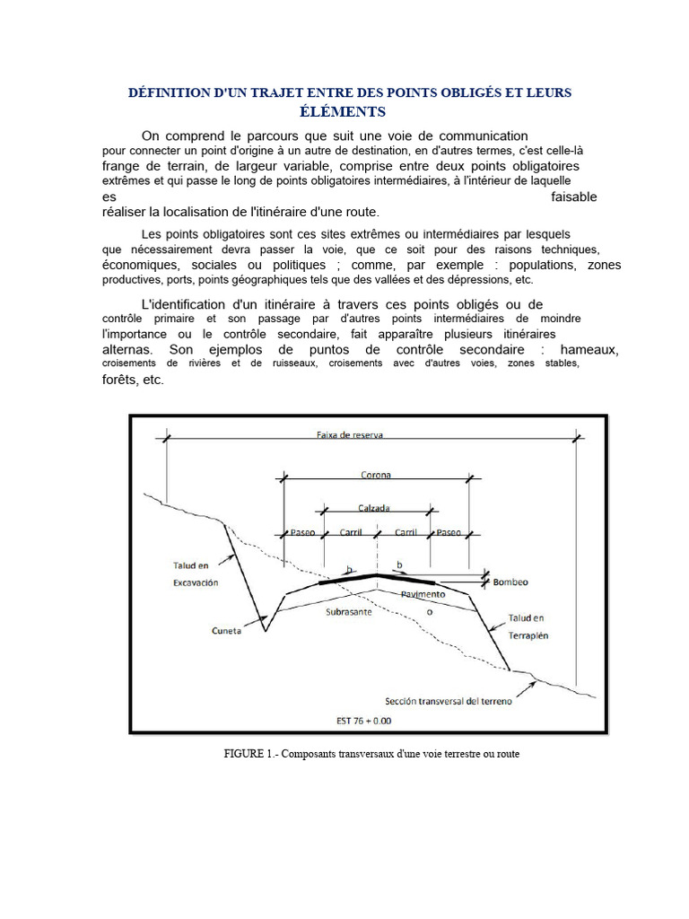 Définition et procédure de tracé routier | PDF | Topographie | Route