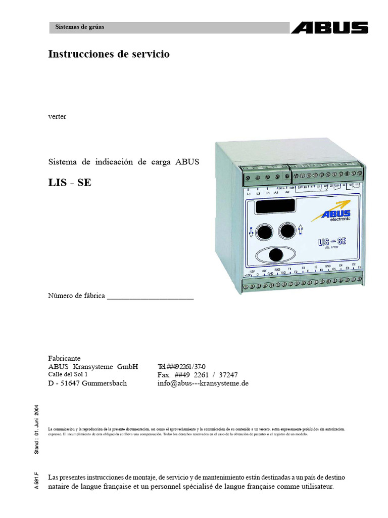A591 - Lis-Se | PDF | Relé