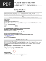 R-22 Refrigerant Safety Data Sheet | PDF | Chemistry