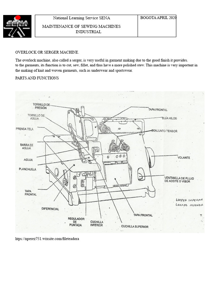 Overlock Machine Maintenance Guide | PDF | Sewing Machine | Sewing