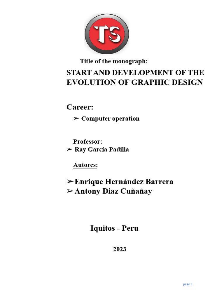 Evolution of Graphic Design History | PDF | Graphic Design | Adobe ...