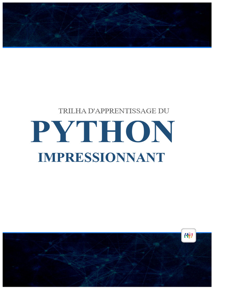 Parcours d'apprentissage Python complet | PDF | Python (Langage de ...