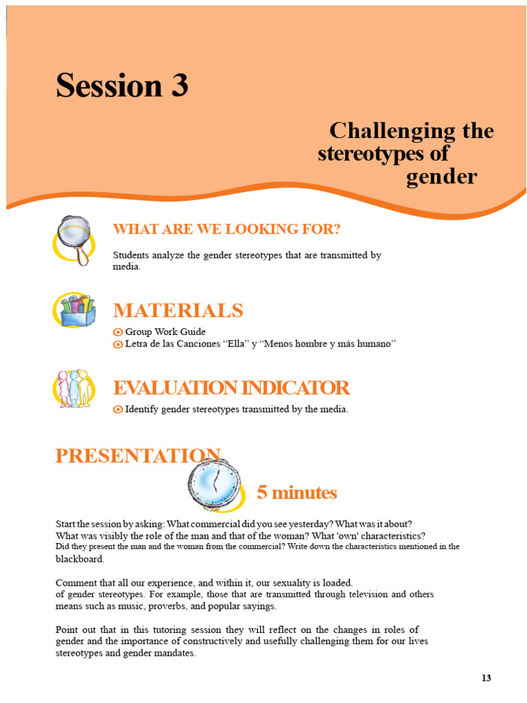 Analyzing Gender Stereotypes in Media | PDF | Gender Role | Gender