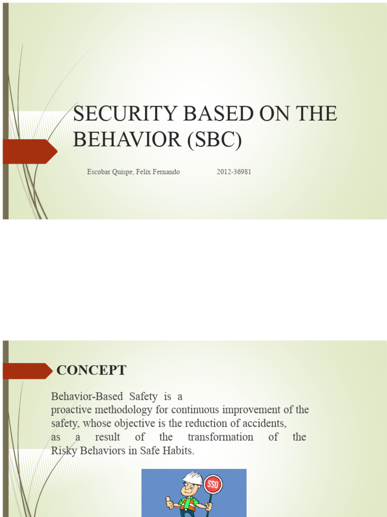Behavior-Based Safety Program Guide | PDF | Behavior | Safety
