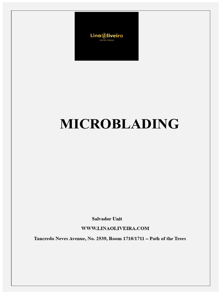 Microblading Techniques and History in Brazil | PDF | Skin