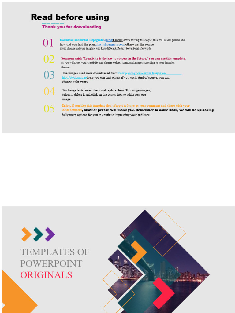 Fashion PowerPoint Template Guide | PDF | Microsoft Power Point