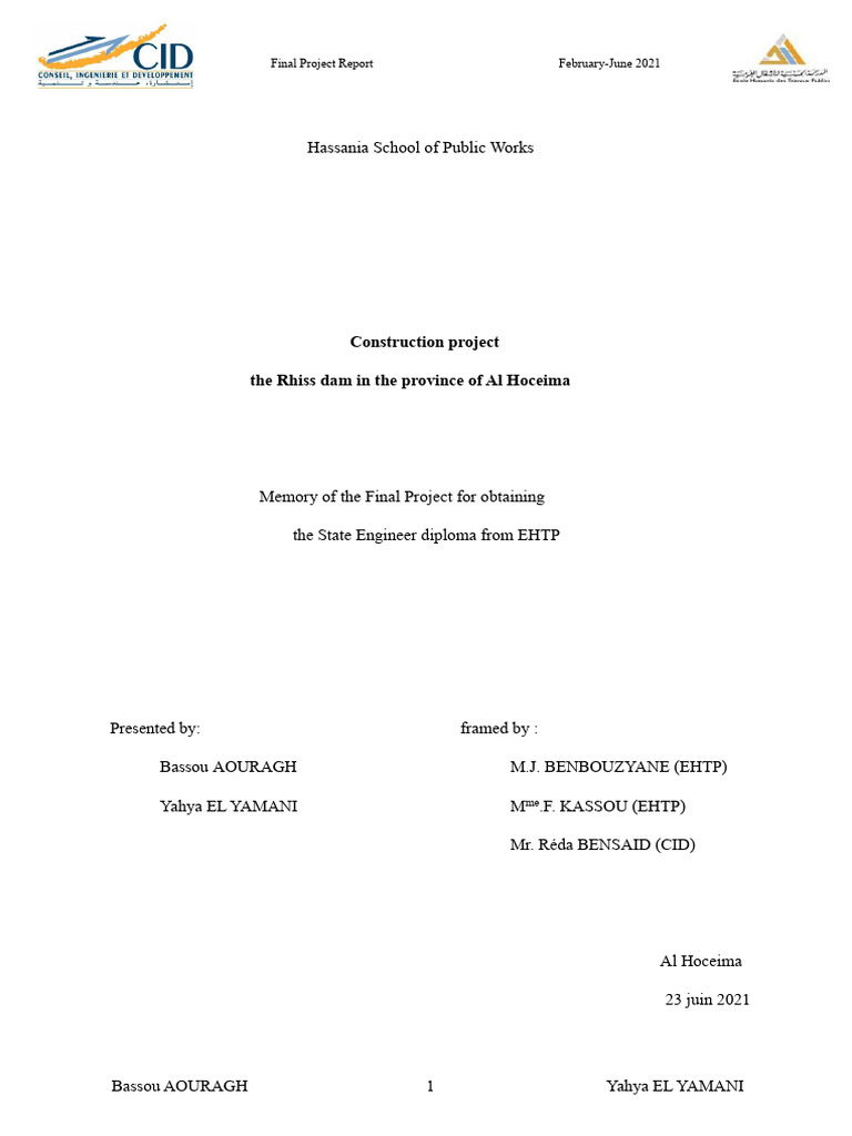 PFE Report on Dam Design | PDF | Deformation (Engineering) | Elasticity ...
