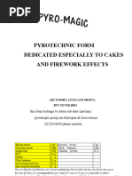Pyrotechnic Formulas for Fireworks | PDF | Gunpowder | Combustion