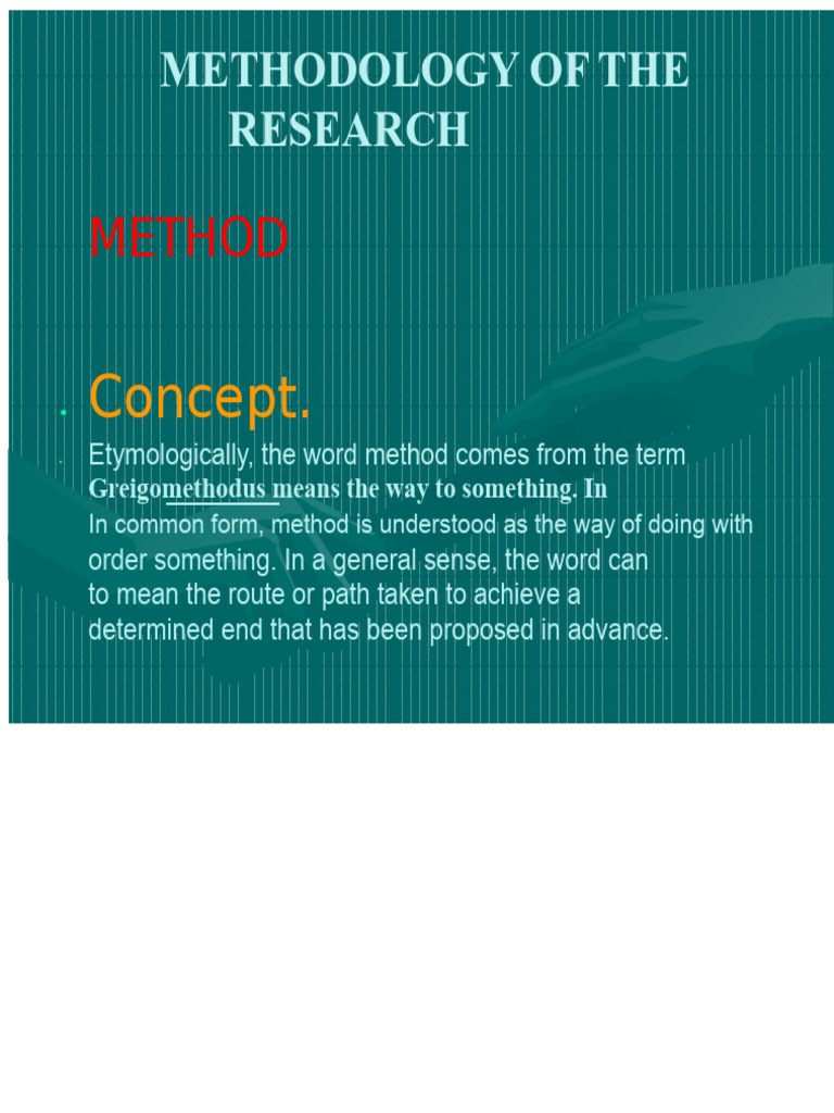 Research Methodology Overview | PDF | Methodology | Science