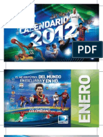 Calendario Directv 2012