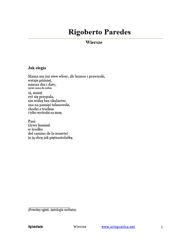 Rigoberto Paredes | PDF