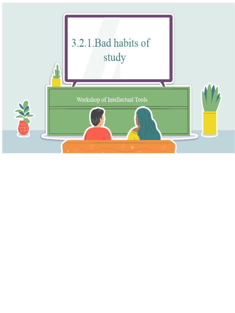 Bad Study Habits and Waste of Time. | PDF | Behavioural Sciences ...