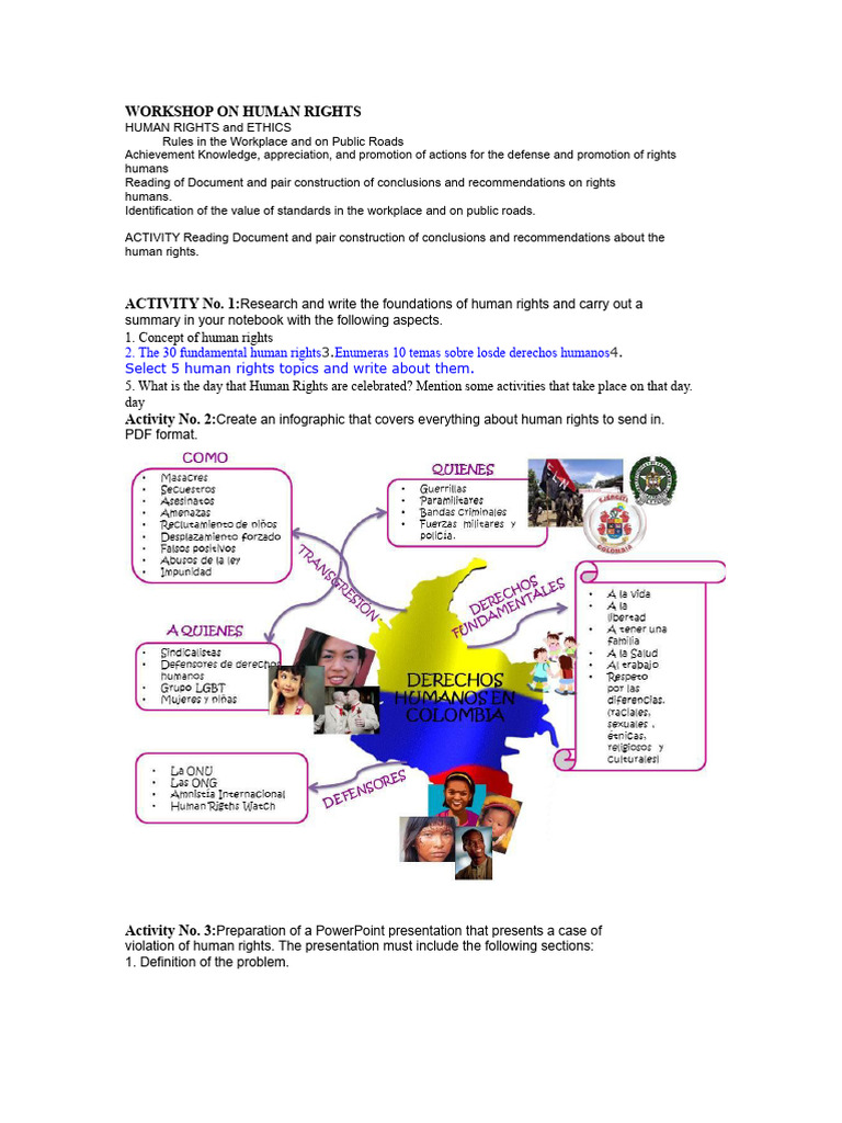 Human Rights Workshop Activities Guide | PDF