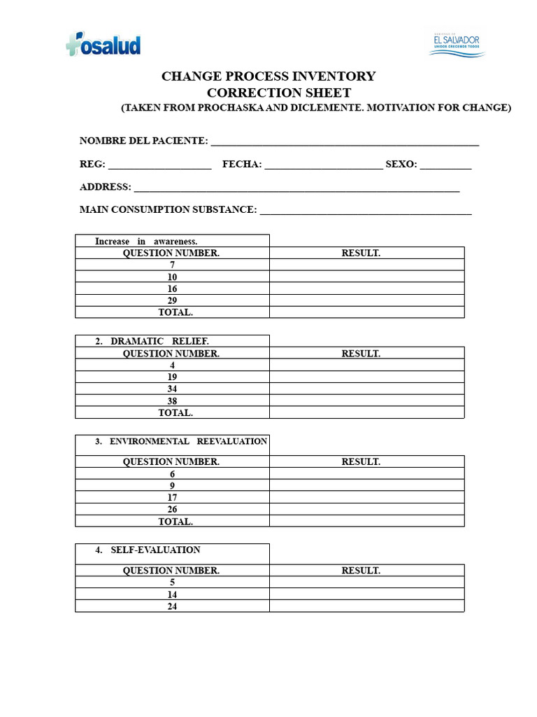 Correction of The Inventory of Change Process | PDF | Chess Theory | Chess
