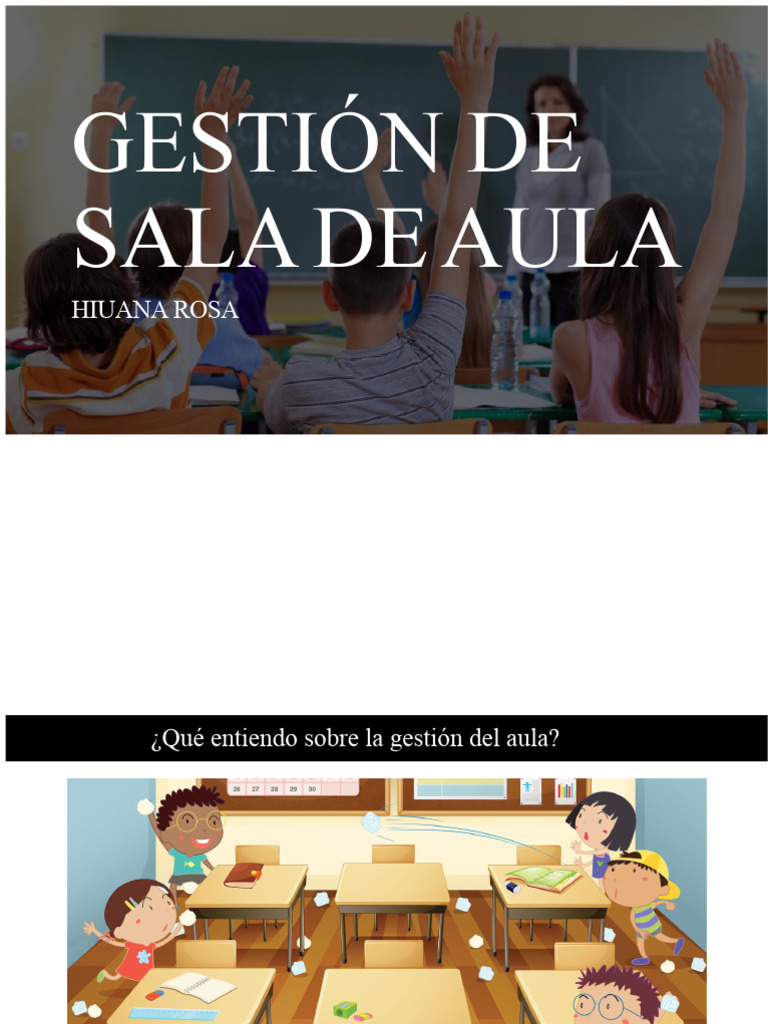 Claves para una Gestión Eficiente del Aula | PDF | Salón de clases ...