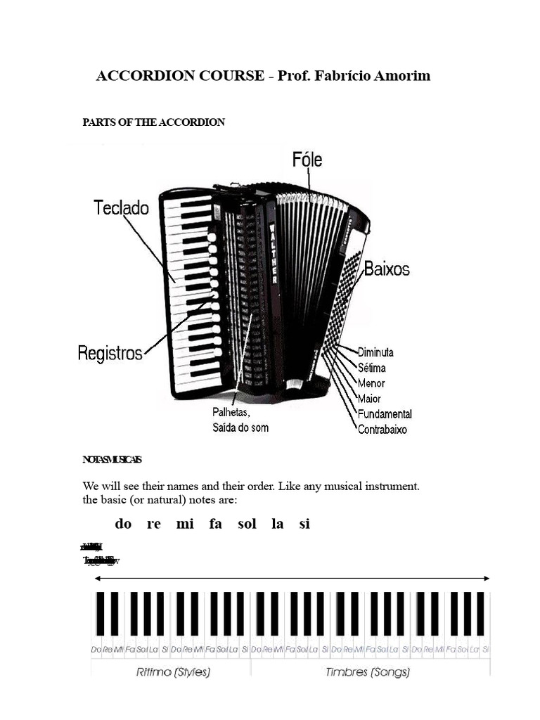 Accordion Practice Workbook | PDF | Pitch (Music) | Music Theory