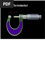 Micrometer Parts and Usage Guide | PDF