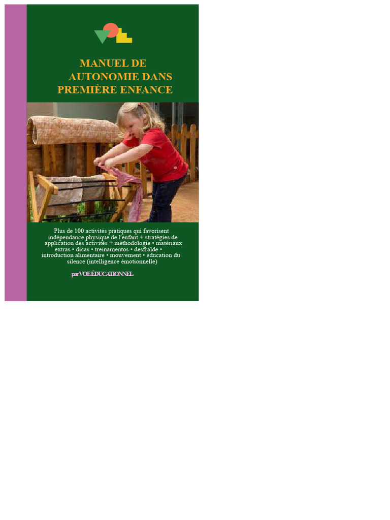 Autonomie des enfants : Guide pratique | PDF | Psychologie du ...