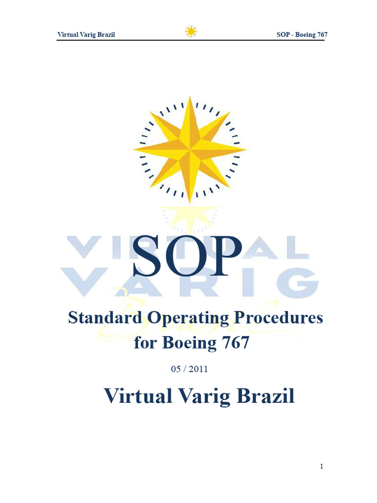 Standard Operating Procedures for Boeing 767 | PDF | Takeoff | Aviation