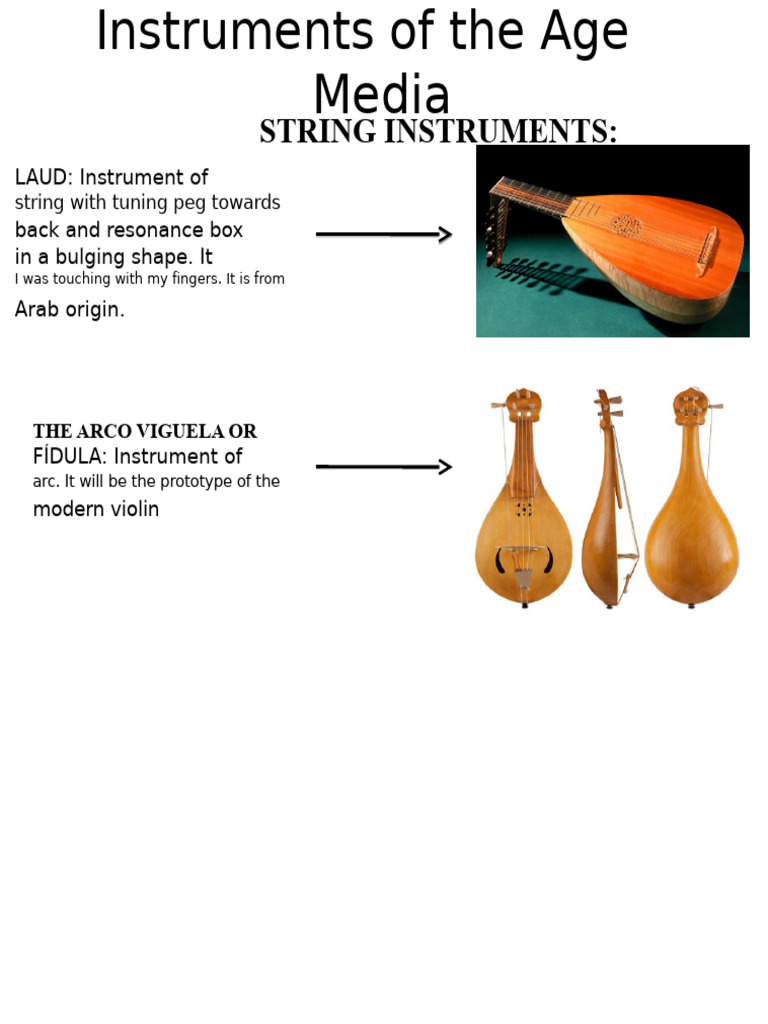 Overview of Historical Musical Instruments | PDF | String Instruments ...