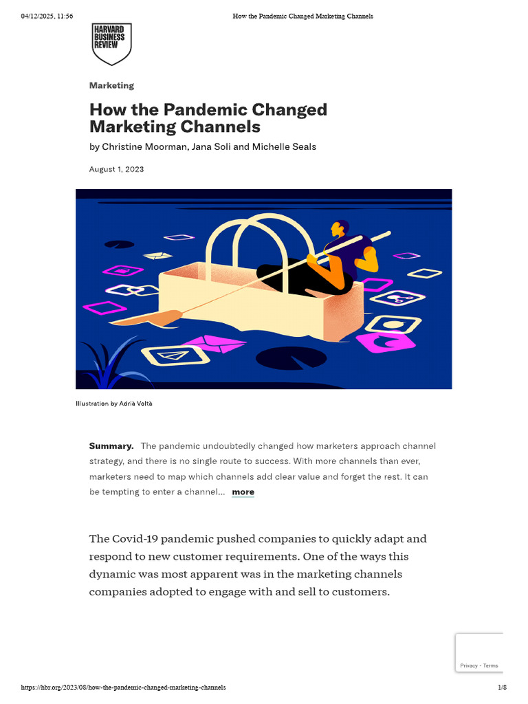 How The Pandemic Changed Marketing Channels 12.04.18 | PDF | Marketing ...