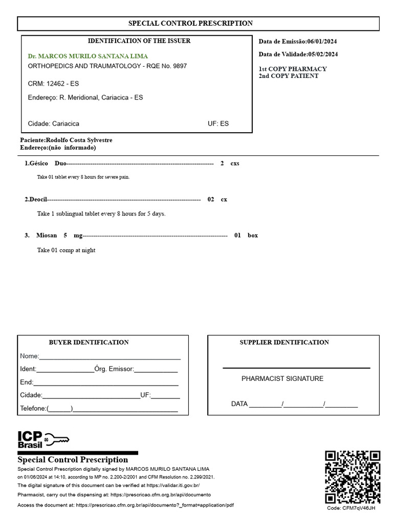 download | PDF | Medical Prescription | Pharmacy