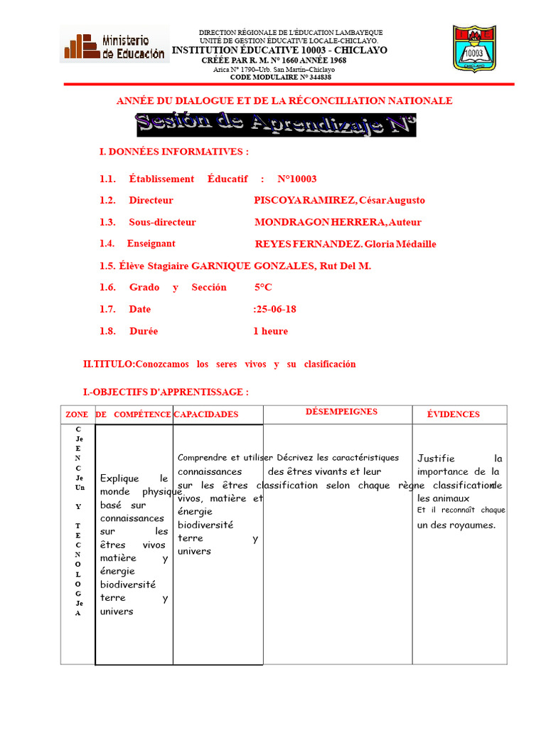 Classification des êtres vivants en 5 règnes | PDF | Plantes | Squelette