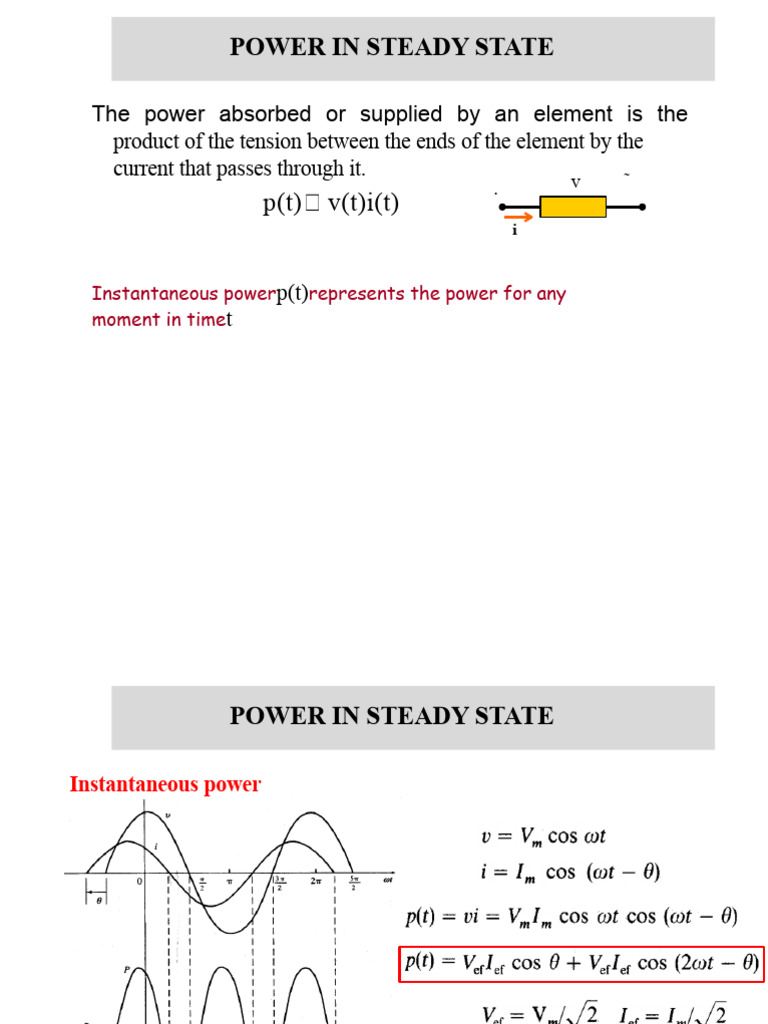 Alternating Current Circuit - Power | PDF | Electrical Impedance ...