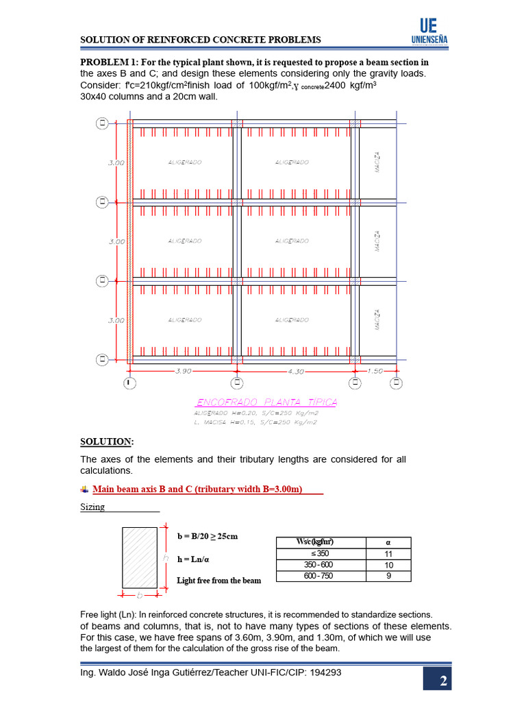 Reinforced Concrete Beam Design Solutions | PDF | Beam (Structure ...