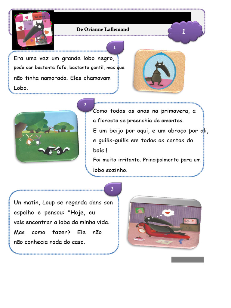 Lobo em Busca do Amor na Floresta | PDF