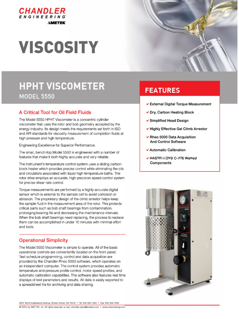 Viscosity 5550 | PDF