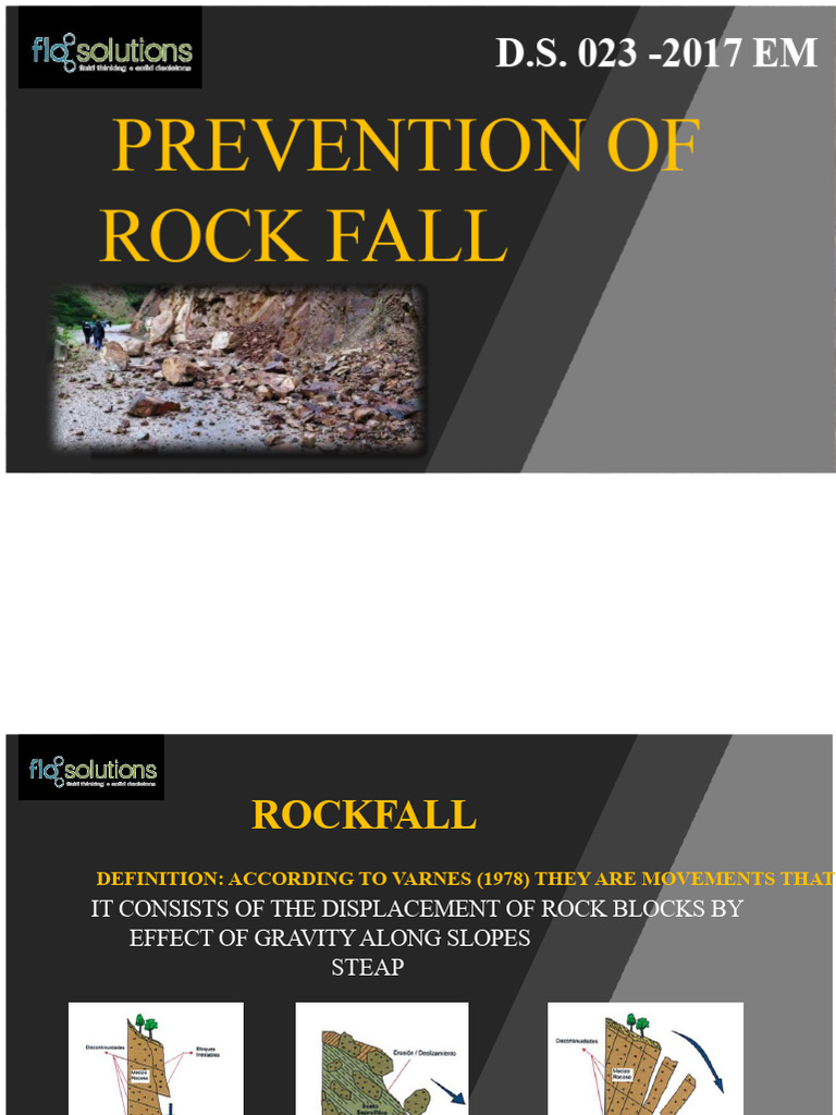Rock Fall Prevention in Mining Operations | PDF | Rock (Geology) | Mining