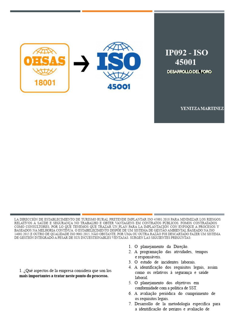 Implantação da ISO 45001 em Turismo Rural | PDF | Turismo ...