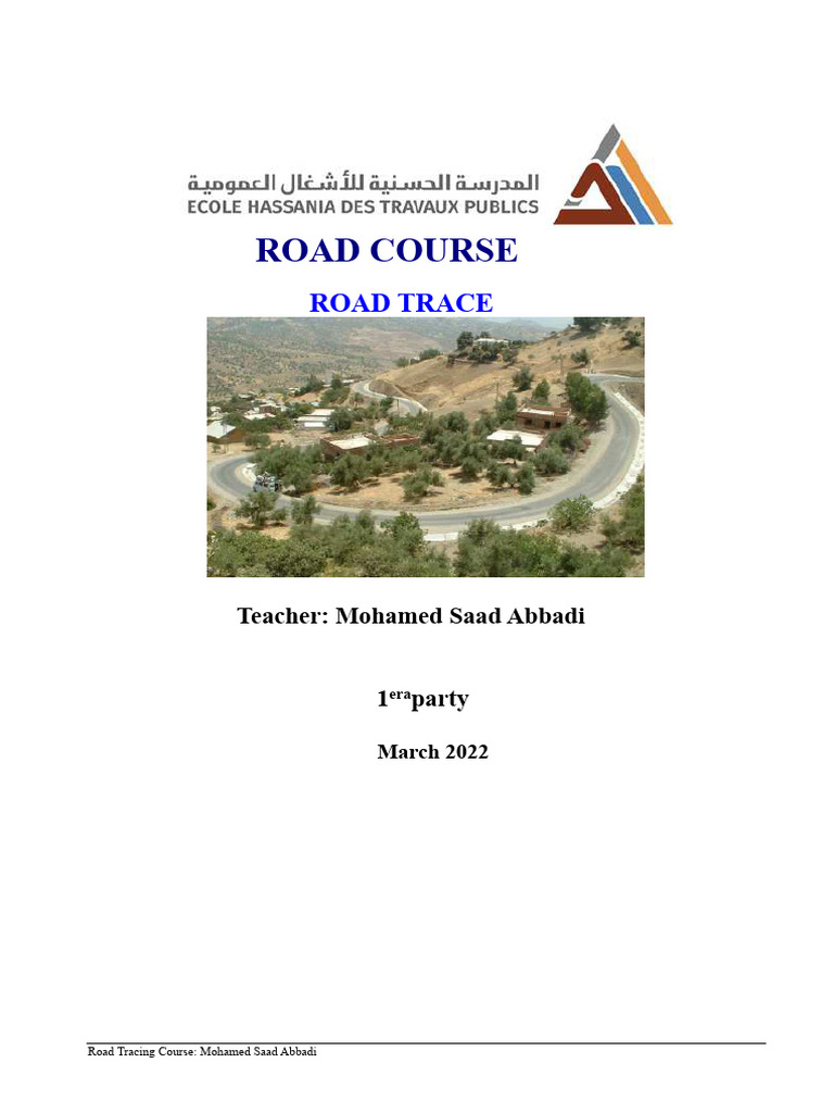 Morocco Road Infrastructure Overview | PDF | Road | Curvature