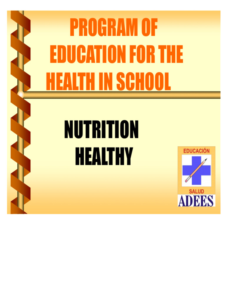 Healthy Eating Program for Schools | PDF | Healthy Diet | Foods