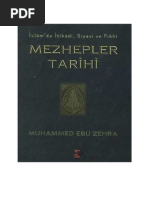 Mezhepler Tarihi