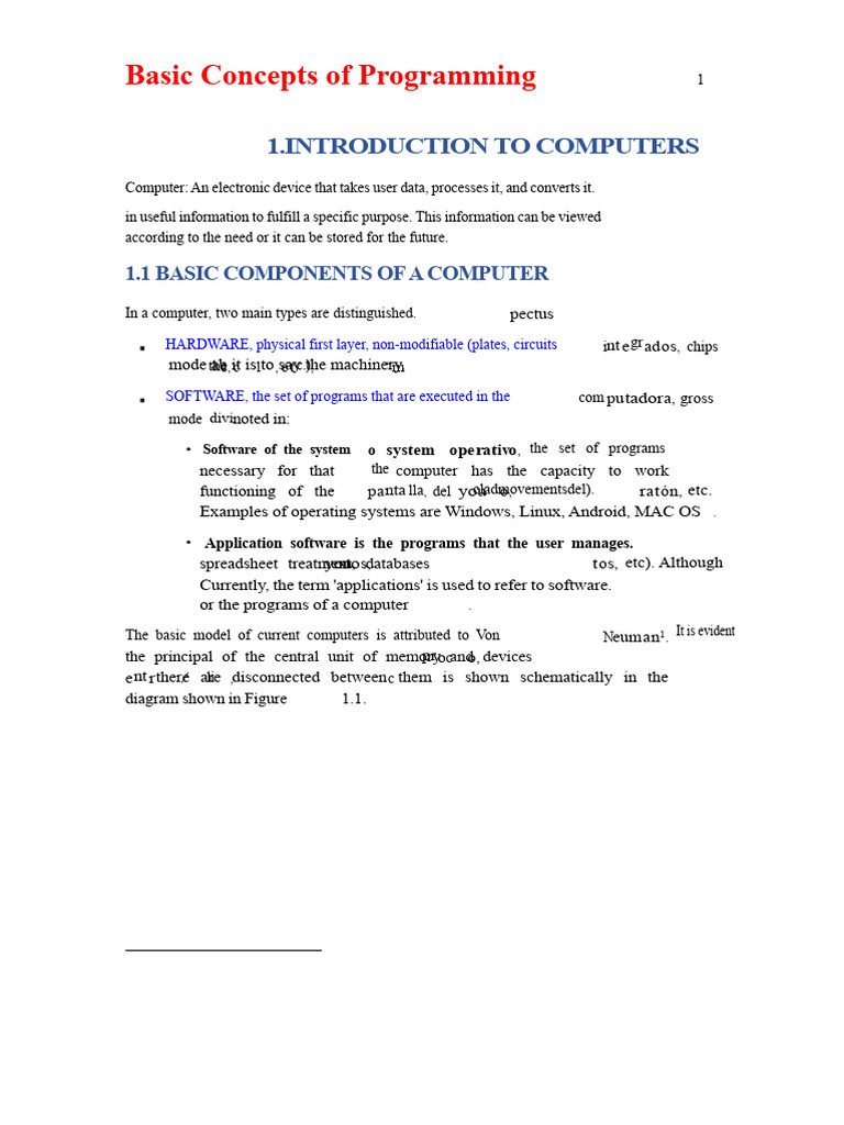 Introduction to Computer Programming Basics | PDF | Computer Program ...