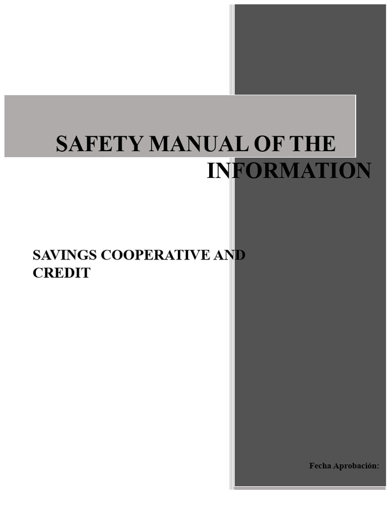 Technology Safety Manual for Cooperatives | PDF | Information Security ...