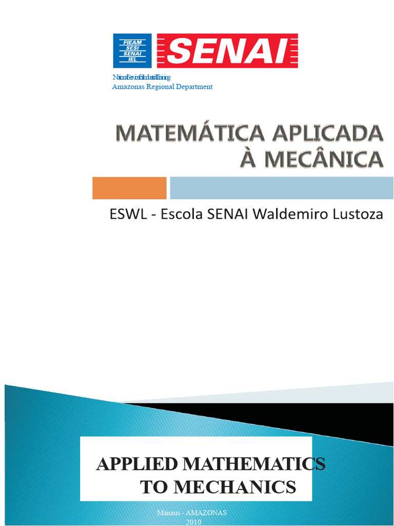 Applied Mathematics in Mechanics Guide | PDF | Area | Numbers
