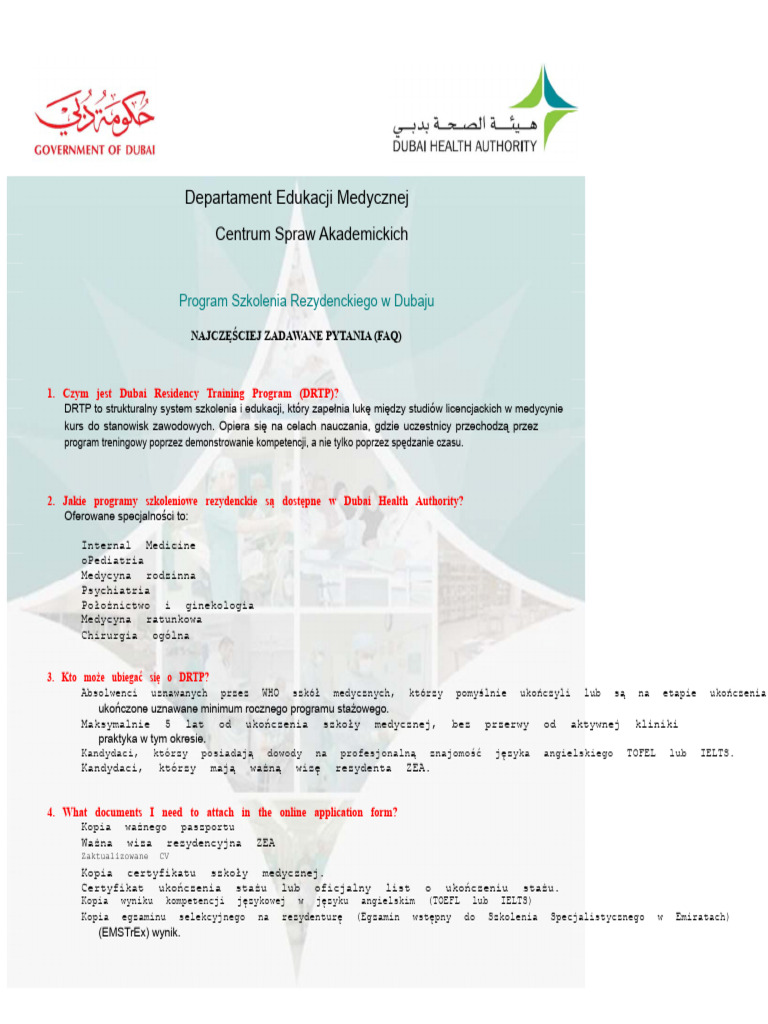 DRTP (Najczęściej Zadawane Pytania) | PDF
