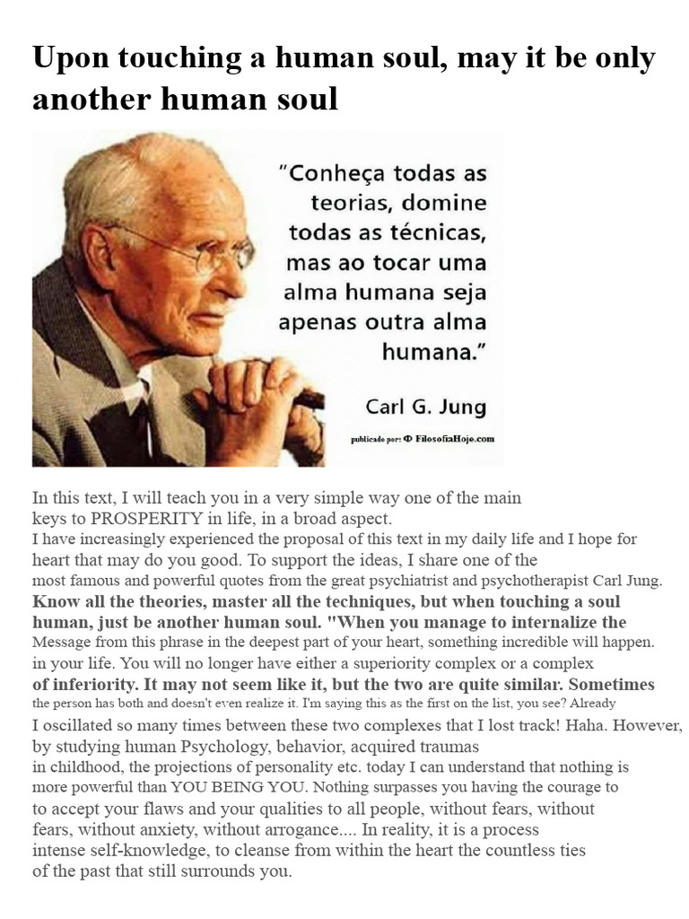 Keys to Prosperity and Self-Knowledge | PDF | Soul | Carl Jung