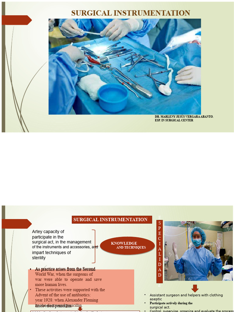 Surgical Instrumentation | PDF | Surgery | Clinical Medicine