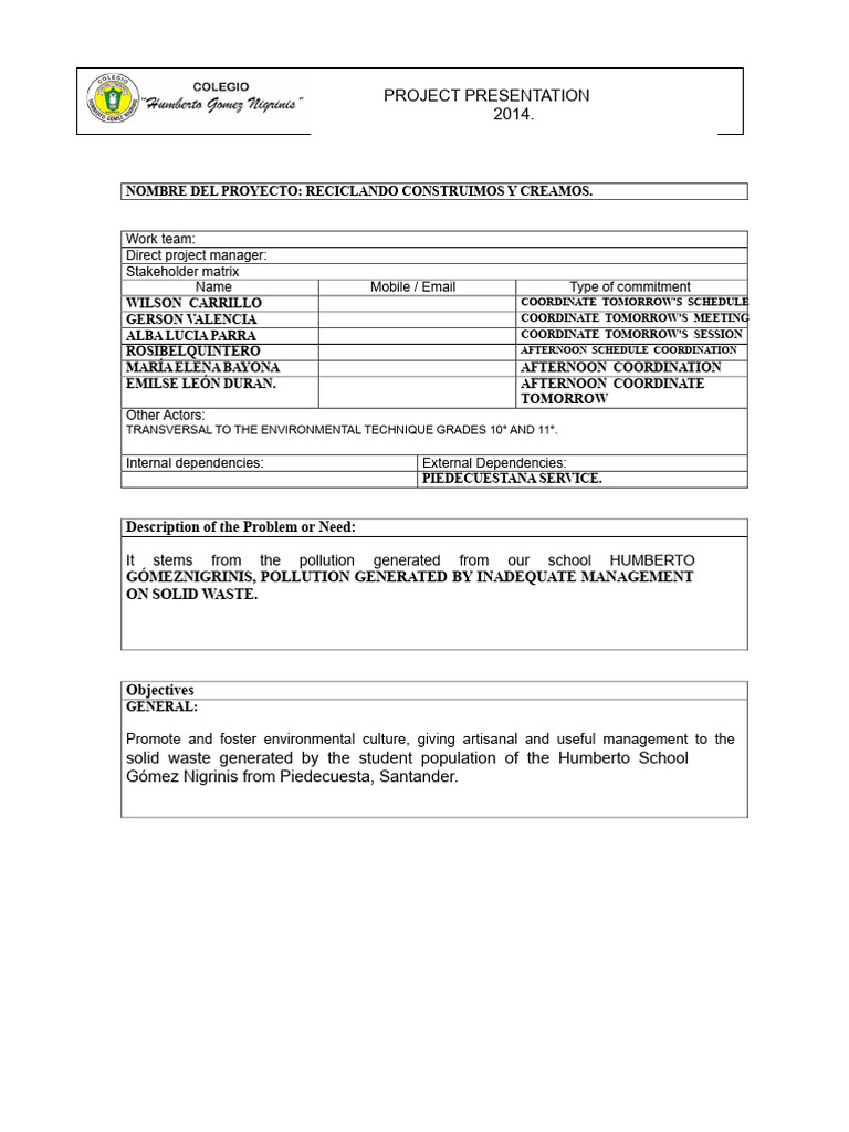 Recycling Project for Environmental Awareness | PDF | Recycling | Waste