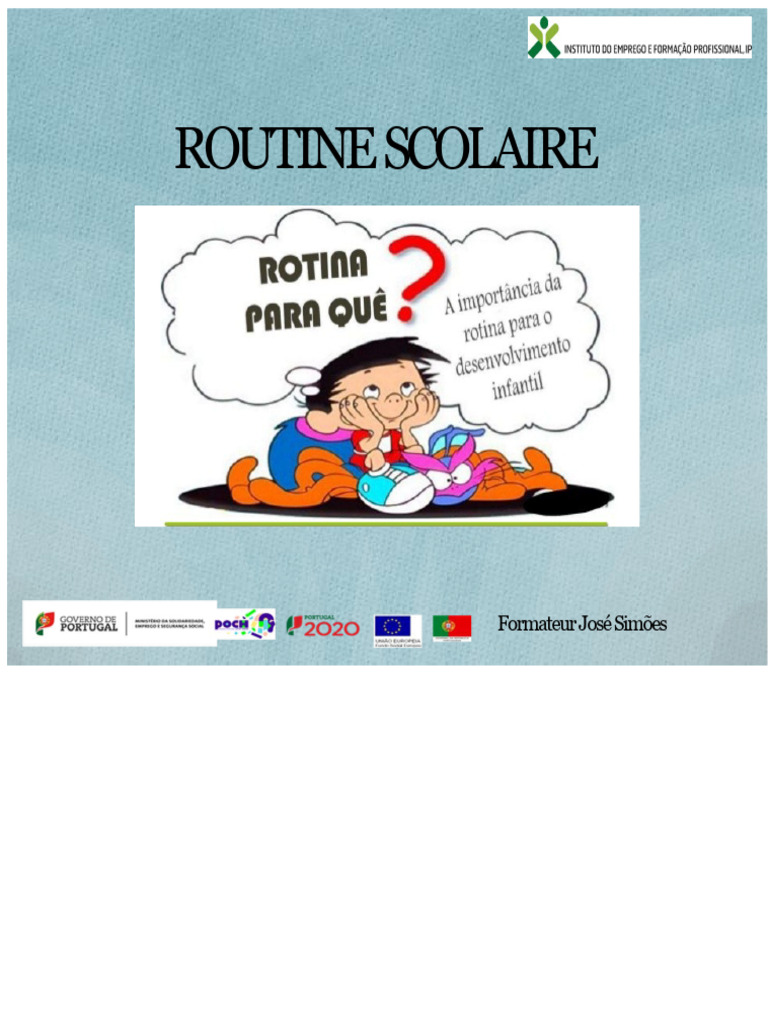 Importance de la Routine Scolaire | PDF