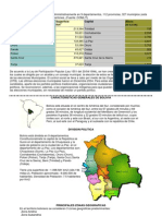División política de Bolivia