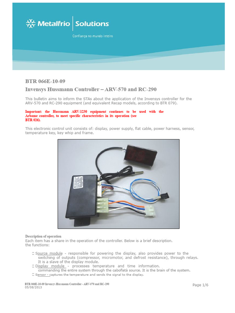 Invensys Hussmann Controller Guide | PDF | Electrical Connector ...